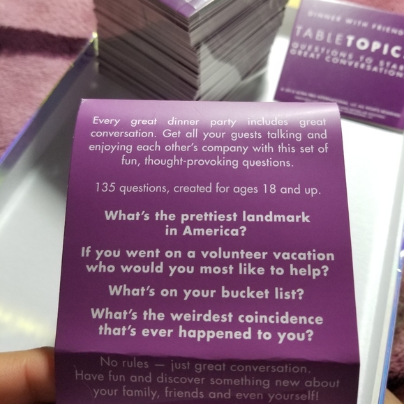 135 TableTopics/Dinner With Friends - Picture 2 of 8